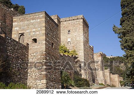 Alcazaba; malaga, andalusia, spain View Large Photo Image Stock Image - Alcazaba; malaga, andalusia, spain. Fotosearch
