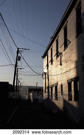 Alley beside the sam steele inn; cranbrook, british columbia, canada View Large Photo Image Picture - Alley beside the sam steele inn; cranbrook, british columbia, canada. Fotosearch