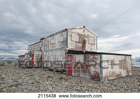 Camp building; antarctica View Large Photo Image Stock Photo - Camp building; antarctica. Fotosearch