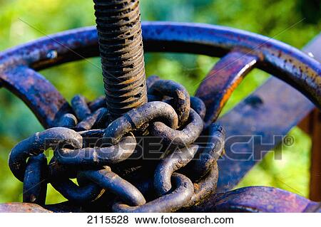 Chain and valve wheel; australia View Large Photo Image Stock Photo - Chain and valve wheel; australia. Fotosearch