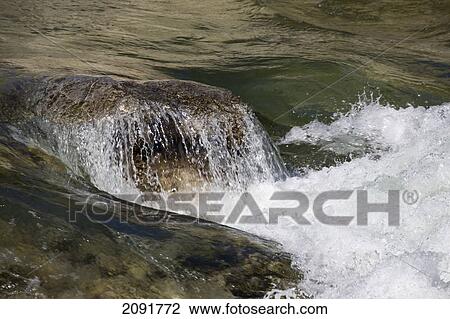 Close up of rushing mountain river flowing over rocks in kananaskis provincial park; alberta, canada View Large Photo Image Stock Image - Close up of rushing mountain river flowing over rocks in kananaskis provincial park; alberta, canada. Fotosearch