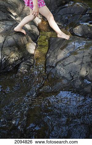 Stock Photograph - Currumbin rock pools; gold coast queensland australia. Fotosearch