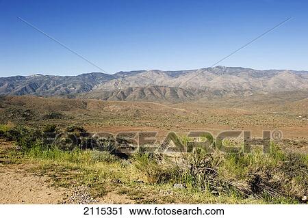Desert landscape and a blue sky; arizona united states of america View Large Photo Image Stock Image - Desert landscape and a blue sky; arizona united states of america. Fotosearch
