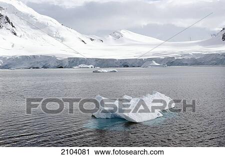 Stock Image - Iceberg; antarctica. Fotosearch