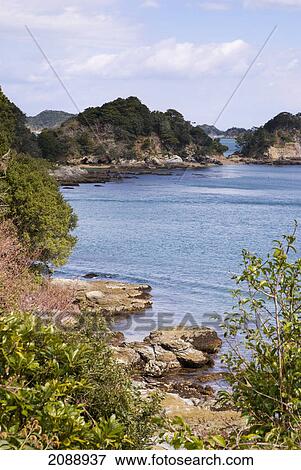 Japanese eastern coastline; toba, mie, japan View Large Photo Image Stock Photo - Japanese eastern coastline; toba, mie, japan. Fotosearch