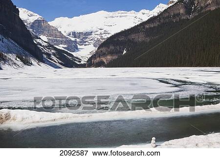 Lake louise in alberta's rocky mountain range; lake louise, alberta, canada View Large Photo Image Stock Photo - Lake louise in alberta's rocky mountain range; lake louise, alberta, canada. Fotosearch