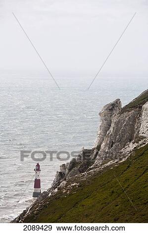 Lighthouse and beachy head; sussex, england View Large Photo Image Stock Photo - Lighthouse and beachy head; sussex, england. Fotosearch