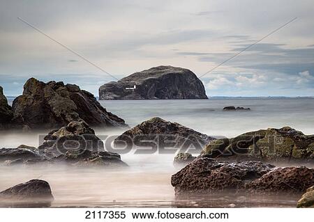 Lighthouse on bass rock; scottish borders scotland View Large Photo Image Stock Photography - Lighthouse on bass rock; scottish borders scotland. Fotosearch