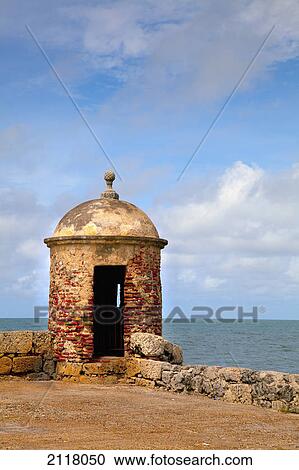 Lookout tower on cartagena city wall las murallas; cartagena colombia View Large Photo Image Stock Image - Lookout tower on cartagena city wall las murallas; cartagena colombia. Fotosearch