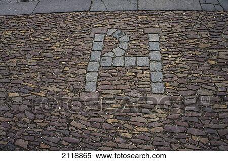 Stock Photography - Marks the spot where patrick hamilton was burned at the stake; st. andrews scotland. Fotosearch