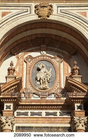Ornate facade on the malaga cathedral; malaga, andalusia, spain View Large Photo Image Stock Image - Ornate facade on the malaga cathedral; malaga, andalusia, spain. Fotosearch