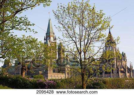 Stock Photo - Parliament buildings; ottawa ontario canada. Fotosearch