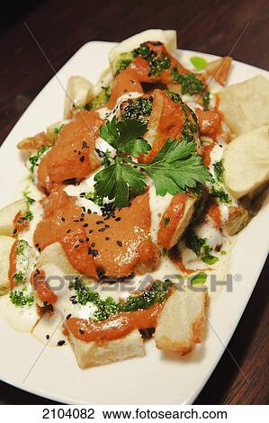 Patatas bravas potatoes with spicy sauce a spanish tapa; gold coast queensland australia View Large Photo Image Stock Image - Patatas bravas potatoes with spicy sauce a spanish tapa; gold coast queensland australia. Fotosearch