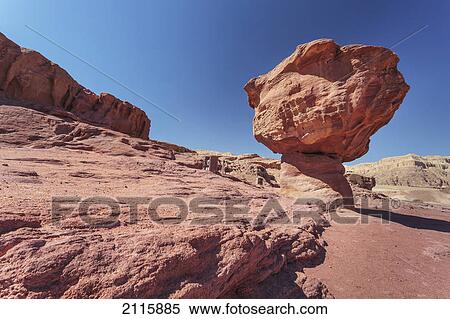 Rock formation; timna park arabah israal View Large Photo Image Stock Photography - Rock formation; timna park arabah israal. Fotosearch