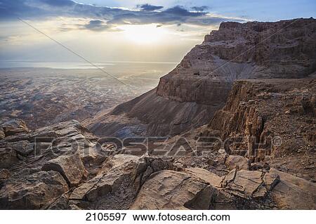 Sunrise over masada; israel View Large Photo Image Stock Photo - Sunrise over masada; israel. Fotosearch