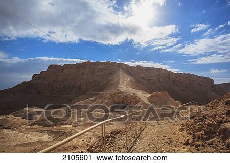 Trail at masada; israel View Large Photo Image Stock Image - Trail at masada; israel. Fotosearch