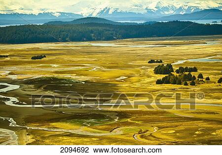 View of the river delta from the air; juneau, alaska, united states of america View Large Photo Image Stock Image - View of the river delta from the air; juneau, alaska, united states of america. Fotosearch