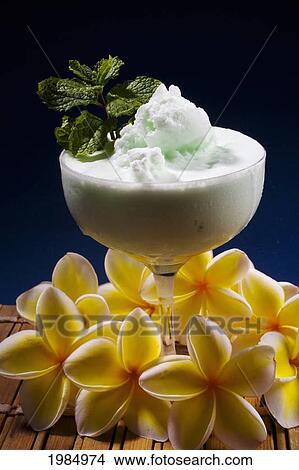 Picture - Close-Up Of An Exotic Tropical Drink.. Fotosearch