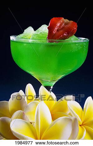 Close-Up Of An Exotic Tropical Drink. View Large Photo Image Stock Photo - Close-Up Of An Exotic Tropical Drink.. Fotosearch
