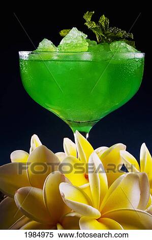 Close-Up Of An Exotic Tropical Drink. View Large Photo Image Stock Photography - Close-Up Of An Exotic Tropical Drink.. Fotosearch