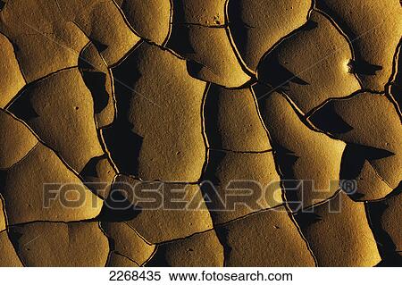 Stock Photography - Dried and cracked mud badlands national park; south dakota united states of america. Fotosearch