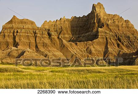 Early morning in badlands national park; south dakota united states of america View Large Photo Image Stock Image - Early morning in badlands national park; south dakota united states of america. Fotosearch