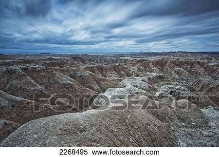 Long exposure of clouds overtop of badlands national park; south dakota united states of america View Large Photo Image Stock Photography - Long exposure of clouds overtop of badlands national park; south dakota united states of america. Fotosearch