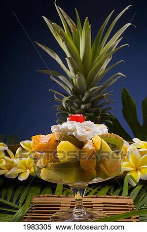 Studio Shot Of A Tropical Fruit Salad. View Large Photo Image Stock Photography - Studio Shot Of A Tropical Fruit Salad.. Fotosearch