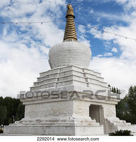 Buddhist structure; Xizang china View Large Photo Image Picture - Buddhist structure; Xizang china. Fotosearch