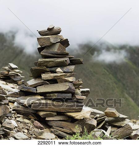 Cairn; Xizang china View Large Photo Image Stock Image - Cairn; Xizang china. Fotosearch