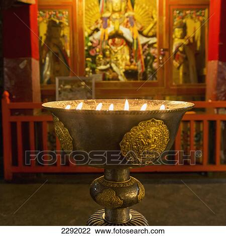 Candles burning in drepung monastery; Lhasa xizang china View Large Photo Image Stock Image - Candles burning in drepung monastery; Lhasa xizang china. Fotosearch