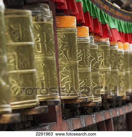 Ornate gold detail on a prayer wheel at potala palace; Lhasa xizang china View Large Photo Image Stock Image - Ornate gold detail on a prayer wheel at potala palace; Lhasa xizang china. Fotosearch