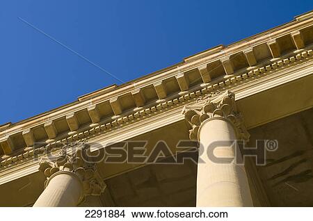 Picture - Stone architectural detail; Edmonton alberta canada. Fotosearch
