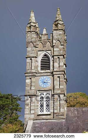 A clock tower; Bantry county cork ireland View Large Photo Image Stock Photo - A clock tower; Bantry county cork ireland. Fotosearch