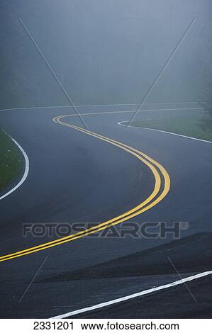 A curve in a road in great smoky mountains national park; Tennessee united states of america View Large Photo Image Stock Image - A curve in a road in great smoky mountains national park; Tennessee united states of america. Fotosearch
