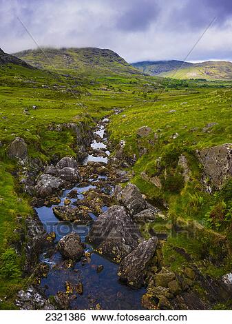 A Stream In Beara Peninsula; Ireland View Large Photo Image Stock Photograph - A Stream In Beara Peninsula; Ireland. Fotosearch