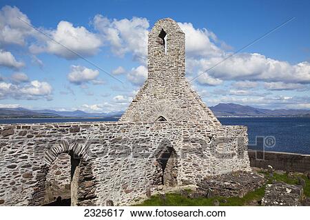 Stock Photo - Ballinskelligs priory; County kerry ireland. Fotosearch