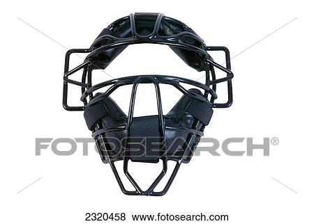 Baseball Catchers Mask On A White Background View Large Photo Image Stock Photo - Baseball Catchers Mask On A White Background. Fotosearch