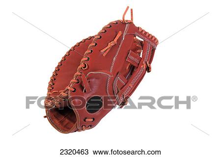 Stock Image - Baseball Glove On A White Background. Fotosearch