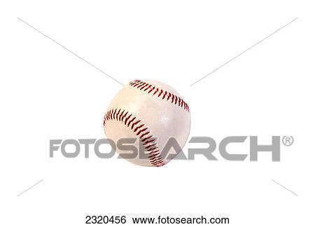 Baseball On A White Background View Large Photo Image Stock Photograph - Baseball On A White Background. Fotosearch