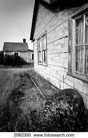 Black And White Derelict Houses, Robsart, Saskatchewan, Canada View Large Photo Image Stock Image - Black And White Derelict Houses, Robsart, Saskatchewan, Canada. Fotosearch