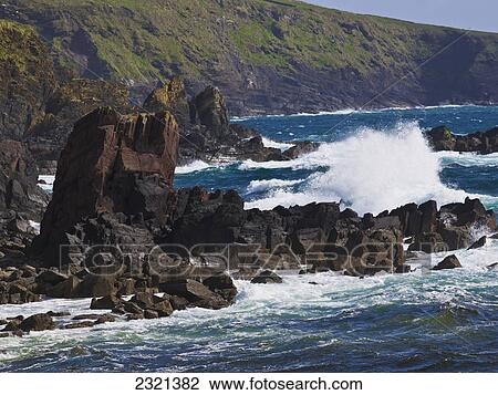 Stock Image - Blasket Sound; County Kerry Ireland. Fotosearch