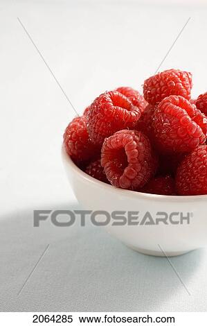 Bowl Of Raspberries View Large Photo Image Stock Photography - Bowl Of Raspberries. Fotosearch