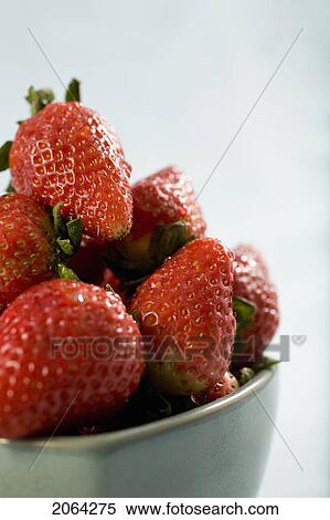 Bowl Of Strawberries View Large Photo Image Stock Photography - Bowl Of Strawberries. Fotosearch