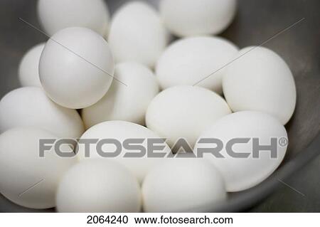 Bowl Of White Chicken Eggs View Large Photo Image Stock Image - Bowl Of White Chicken Eggs. Fotosearch