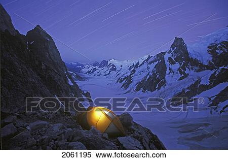 Camping, Waddington Range, Bc, Canada View Large Photo Image Stock Photography - Camping, Waddington Range, Bc, Canada. Fotosearch