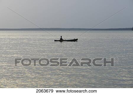 Canoe On Lake, No Motor Boats Allowed On Katherine L; Canada, Manitoba, Riding Mountain National Park View Large Photo Image Stock Photo - Canoe On Lake, No Motor Boats Allowed On Katherine L; Canada, Manitoba, Riding Mountain National Park. Fotosearch