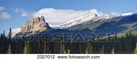 Castle mountain in banff national park; Alberta canada View Large Photo Image Stock Image - Castle mountain in banff national park; Alberta canada. Fotosearch