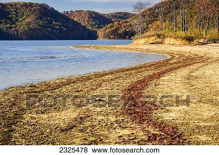 Cave run lake in autumn; Morehead kentucky united states of america View Large Photo Image Stock Photo - Cave run lake in autumn; Morehead kentucky united states of america. Fotosearch