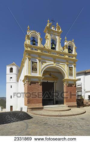 Church bell tower in mountain village of zahara de la sierra; Zahara de la sierra cadiz andalucia spain View Large Photo Image Stock Photo - Church bell tower in mountain village of zahara de la sierra; Zahara de la sierra cadiz andalucia spain. Fotosearch